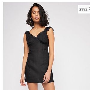 Free People Mini Black Dress